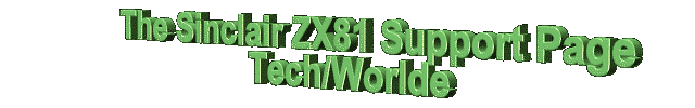 ZX81 Spinning Logo